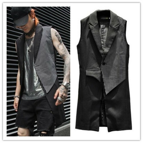 long vest men